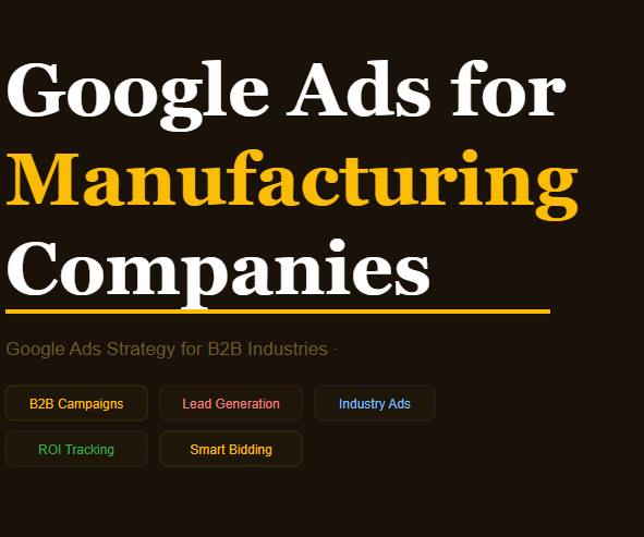 Industrial Machinery Google Ads Services in Kolkata for Bulk Order Leads