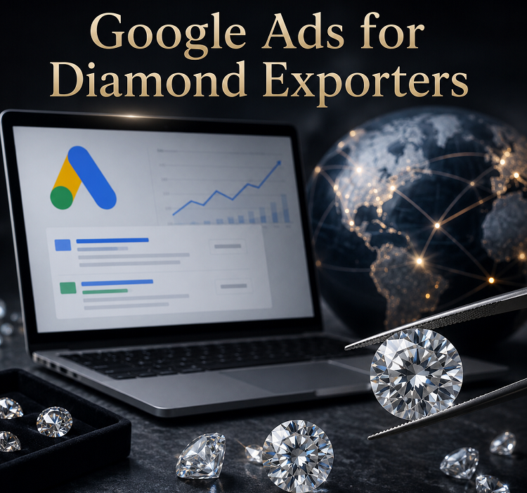 Google Ads Company for Diamond Exporters in Surat for Buyer Leads