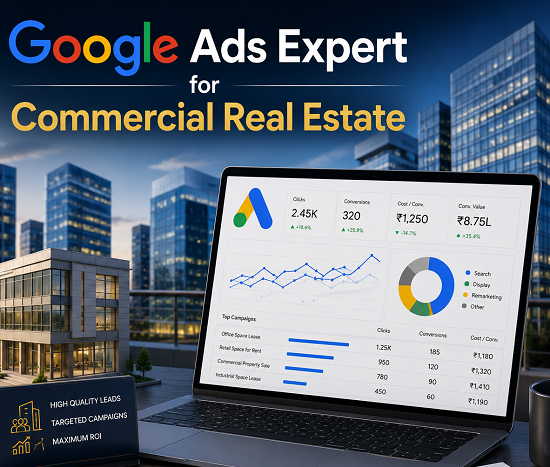 Google Ads Expert for Commercial Real Estate Developers in Surat for Property Leads
