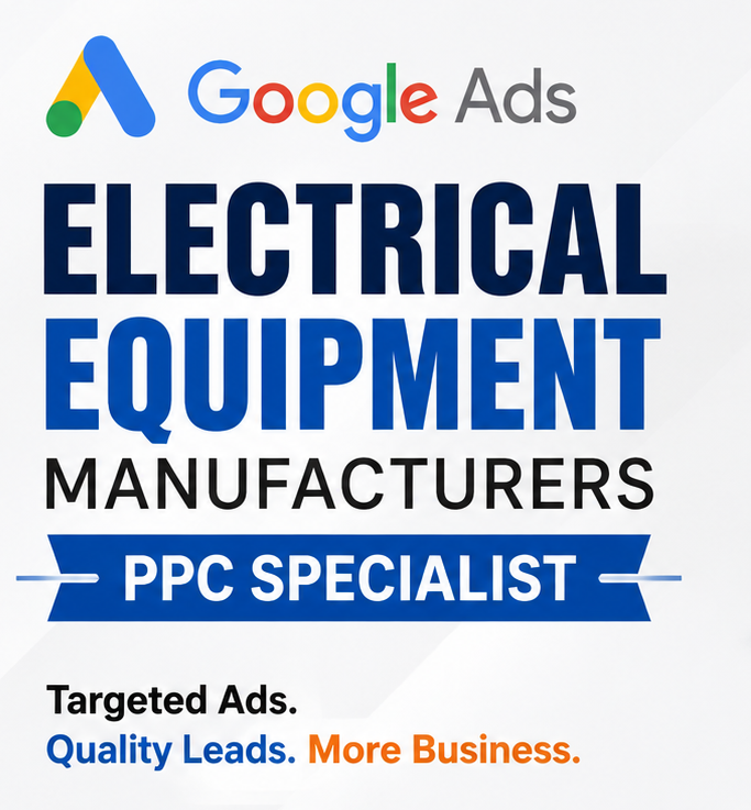Electrical Equipment Manufacturers PPC Specialist in Nashik for Sales Leads