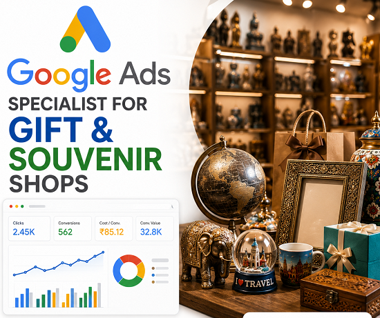 Gift & Souvenir Shops Google Ads Specialist in Agra for Tourist Sales Leads