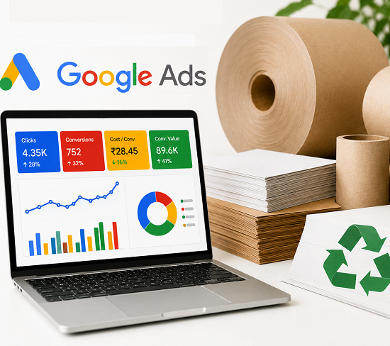 Google Ads Solutions for Paper Manufacturers in Meerut for Buyer Leads