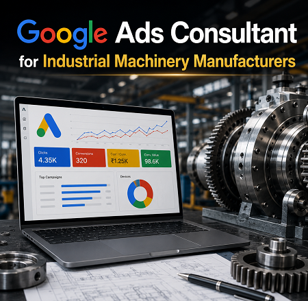 Google Ads Consultant for Industrial Machinery Manufacturers in Surat for Dealer Inquiries